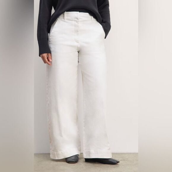 Everlane Organic Cotton The Phoebe Trouser in White
Size 6 - Picture 1 of 13